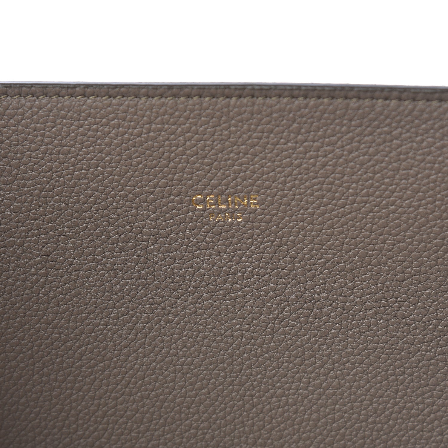 Celine Soft Grained Calfskin Small Belt Cabas Phantom Taupe 6 of 13