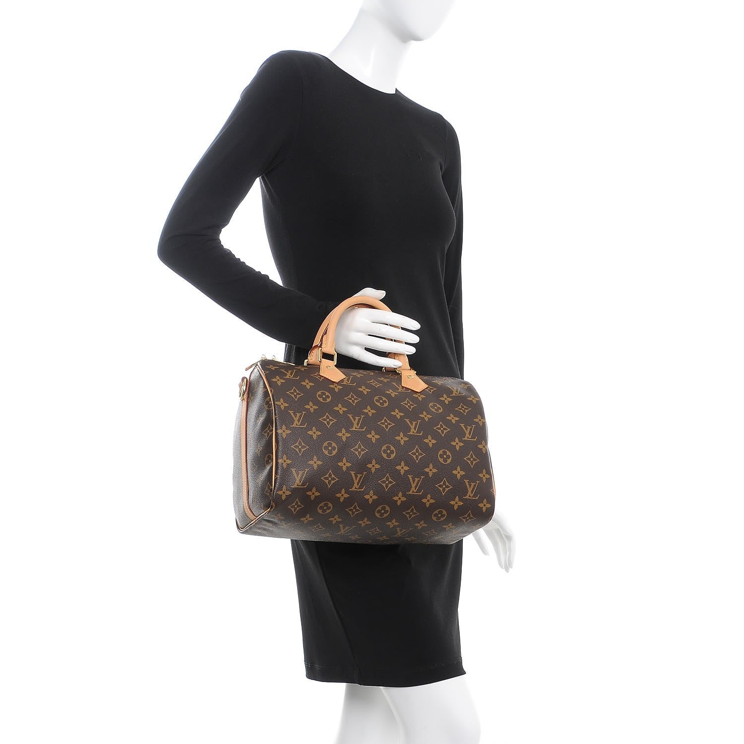 Louis Vuitton Monogram Speedy Bandouliere 30 3 of 9