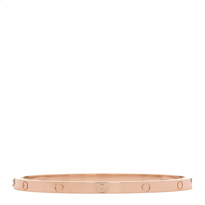 Cartier 18K Pink Gold Small LOVE Bracelet 16 2 of 9