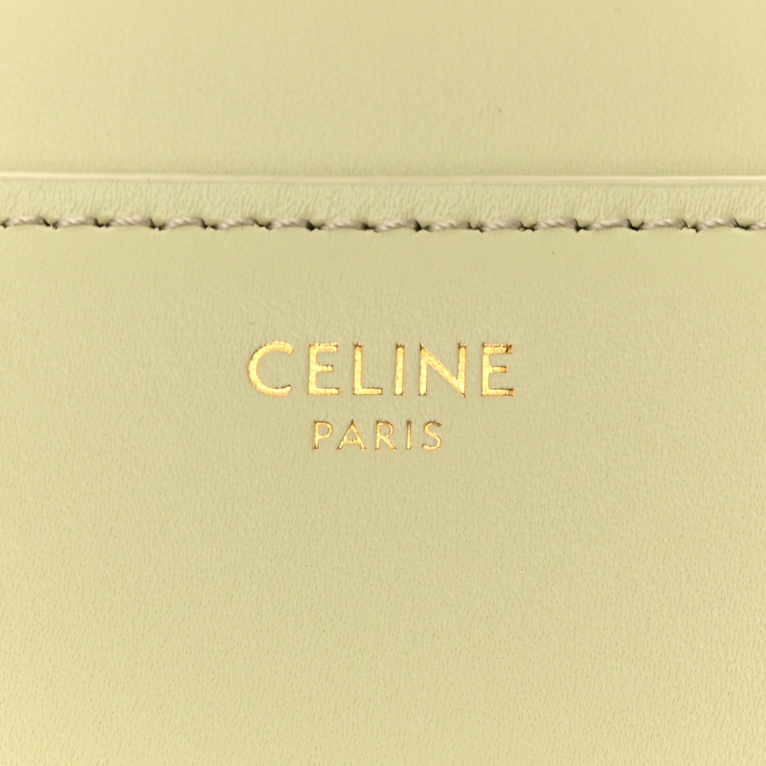 Celine Satinated Calfskin Mini 16 Top Handle Bag Almond Green 6 of 12
