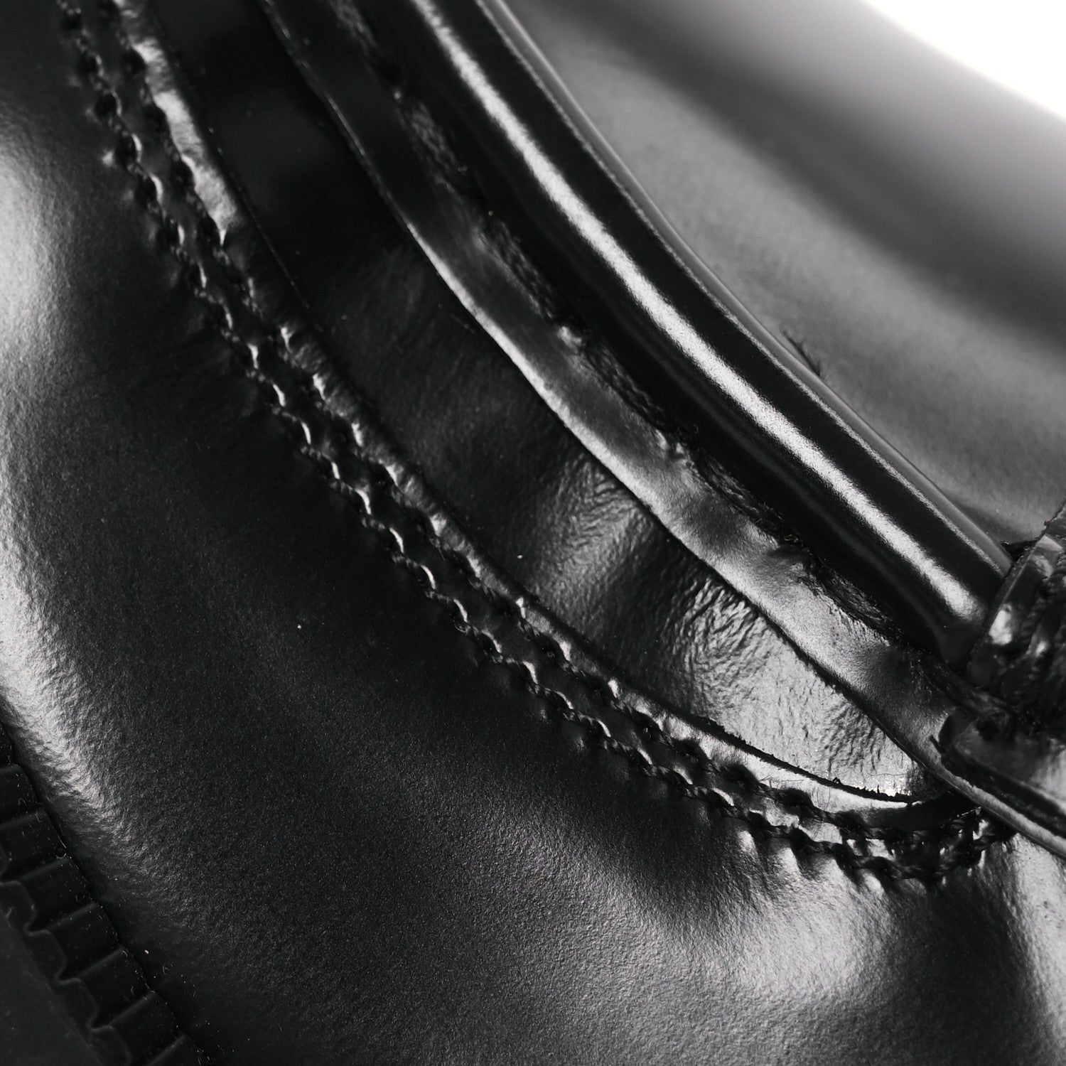 Gucci Magnum Calfskin Nappa Samoa Womens Horsebit Platform Chunky Lug Sole 40mm Loafers 38 Black 11 of 14
