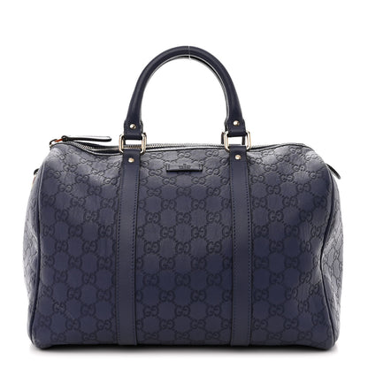 Gucci Guccissima Medium Joy Boston Blue 1 of 13