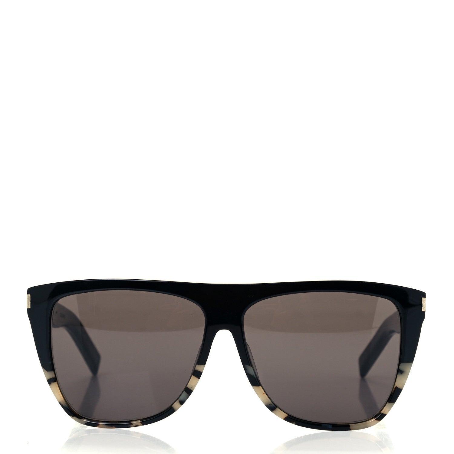 Saint Laurent Flat Top SL1 026 Sunglasses Black Tortoise 2 of 9