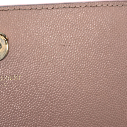 Saint Laurent Grain De Poudre Small Monogram Kate Satchel Pale Blush 19 of 19