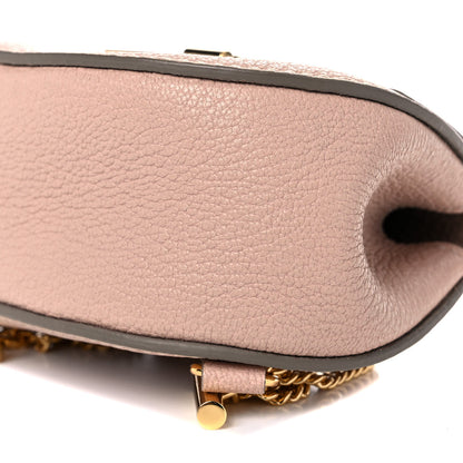 Chloe Grained Lambskin Mini Drew Crossbody Backpack Cement Pink 8 of 9