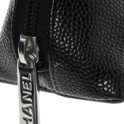 Chanel Caviar Timeless CC Cosmetic Pouch Black 5 of 8