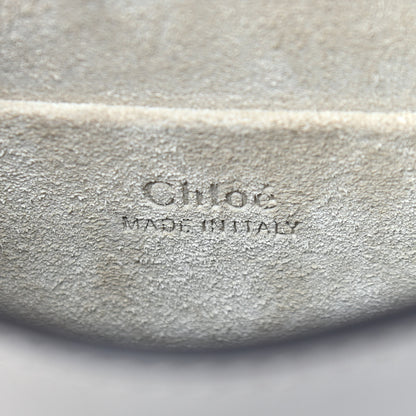 Chloe Calfskin Suede Small Nile Bracelet Bag Motty Grey 6 of 9