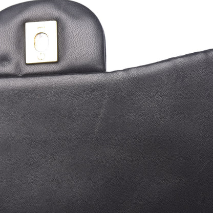 Chanel Lambskin Quilted Jumbo Single Flap Black 7 of 11