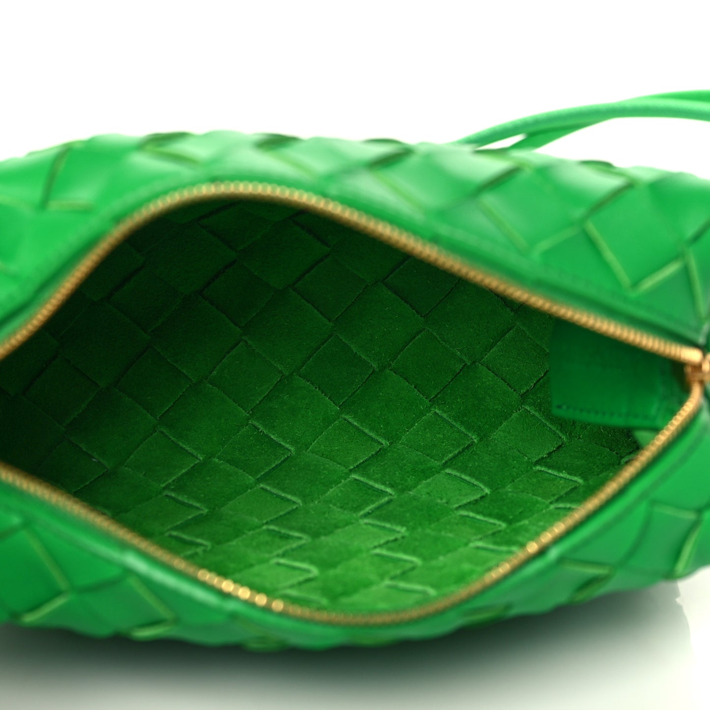 Nappa Intrecciato Mini Loop Camera Bag Parakeet