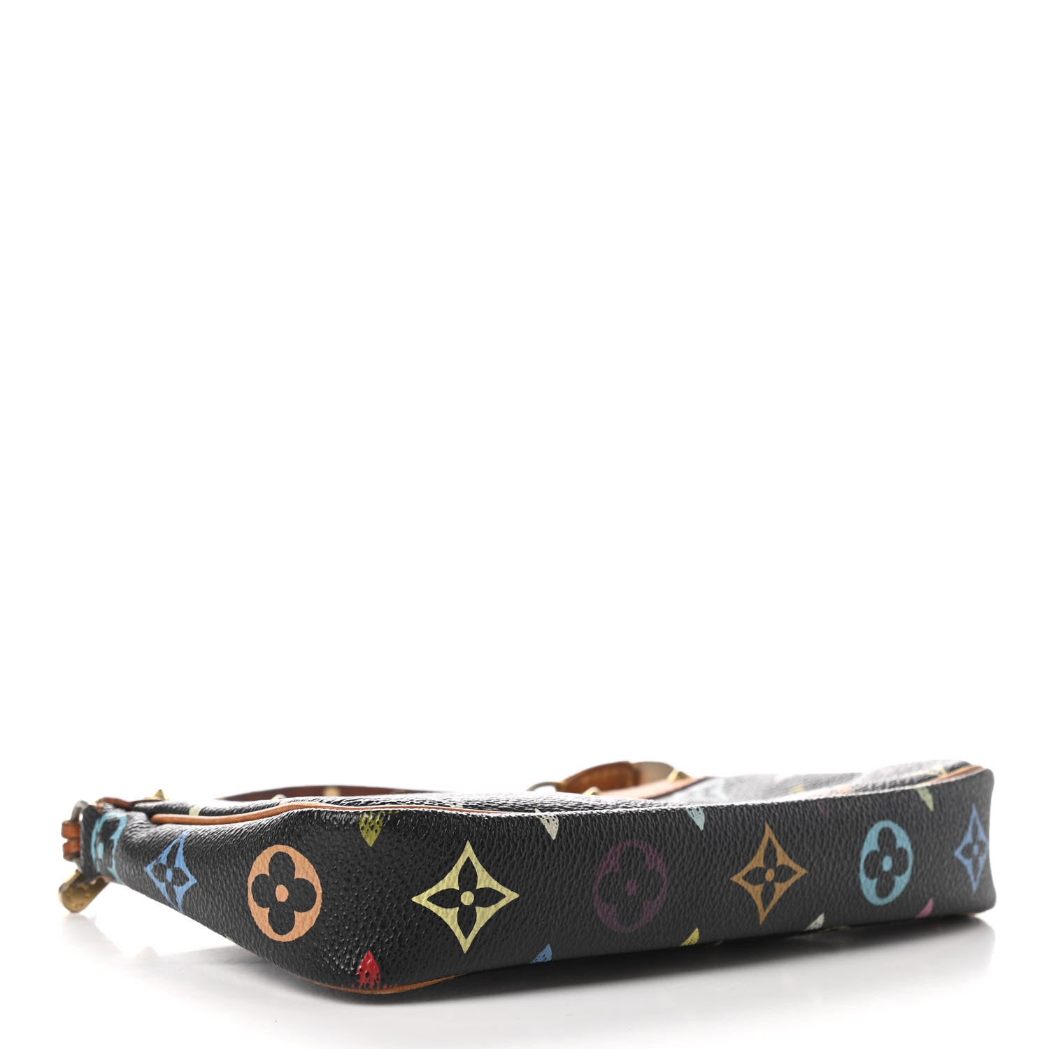Louis Vuitton Monogram Multicolor Pochette Accessories Black 4 of 18