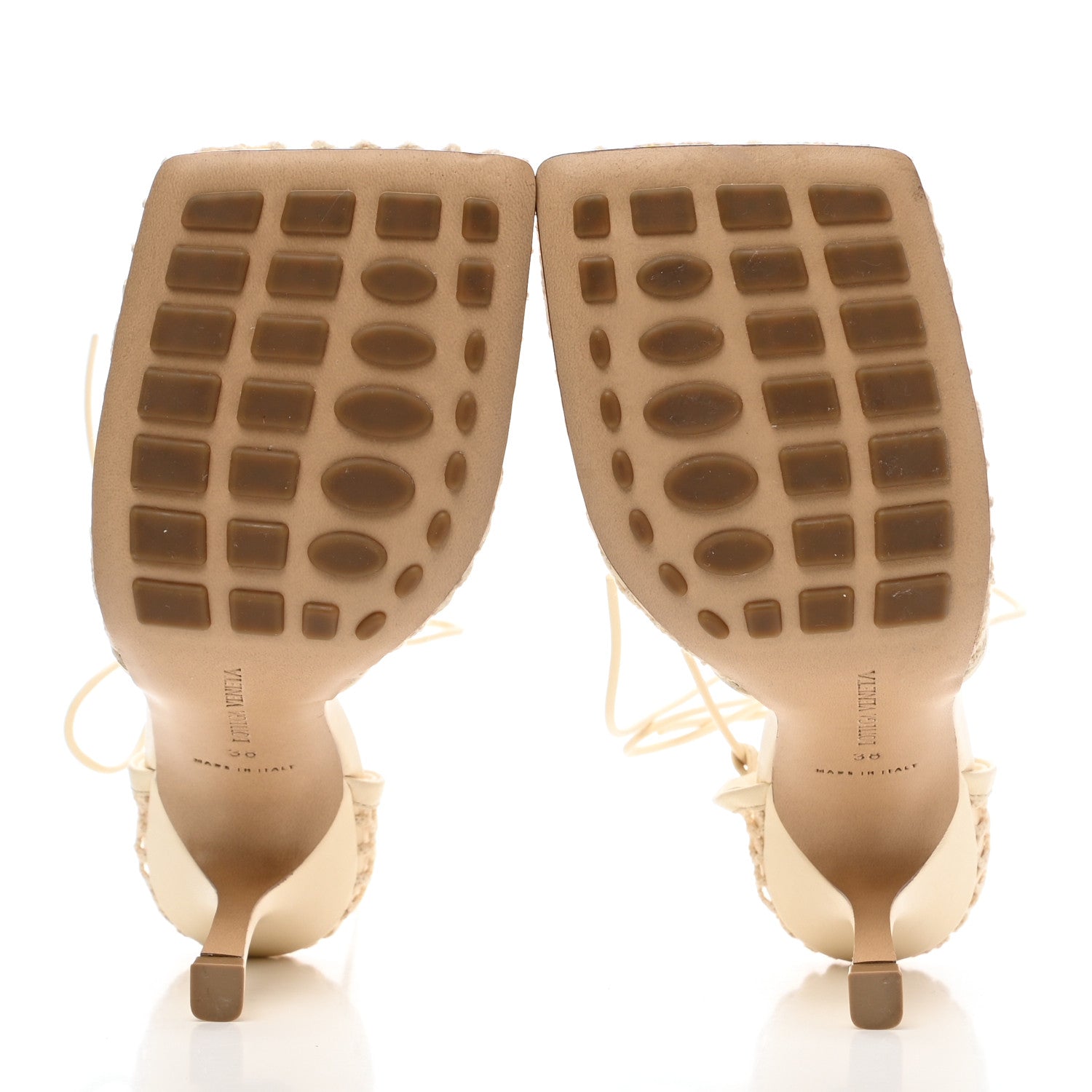 Bottega Veneta Mesh Nappa Stretch Ankle Tie Sandals 38 Toile 5 of 7
