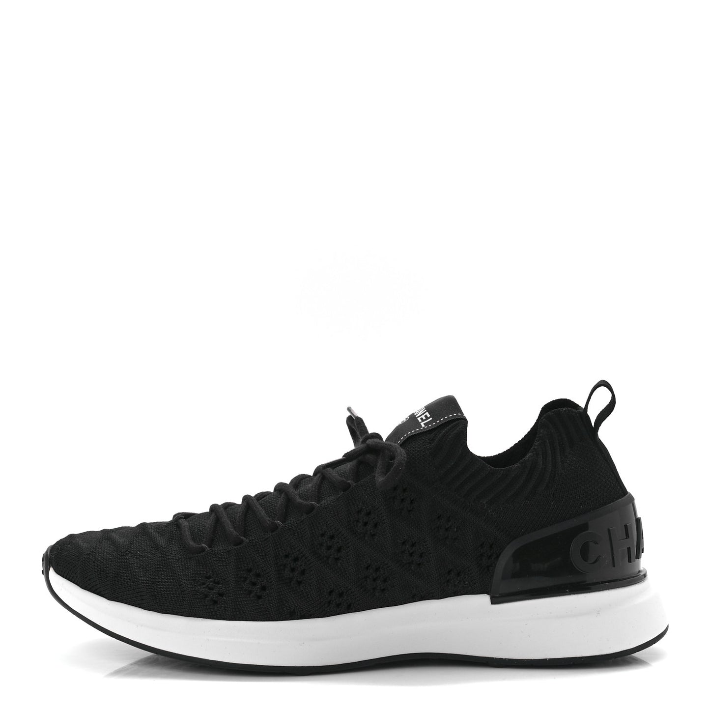 Fabric Logo Sneakers 39 Black