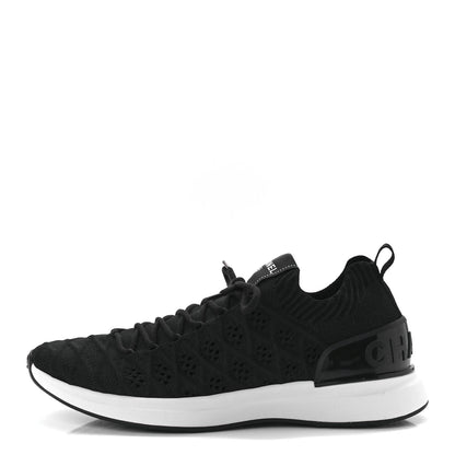 Chanel Fabric Logo Sneakers 39 Black 1 of 10