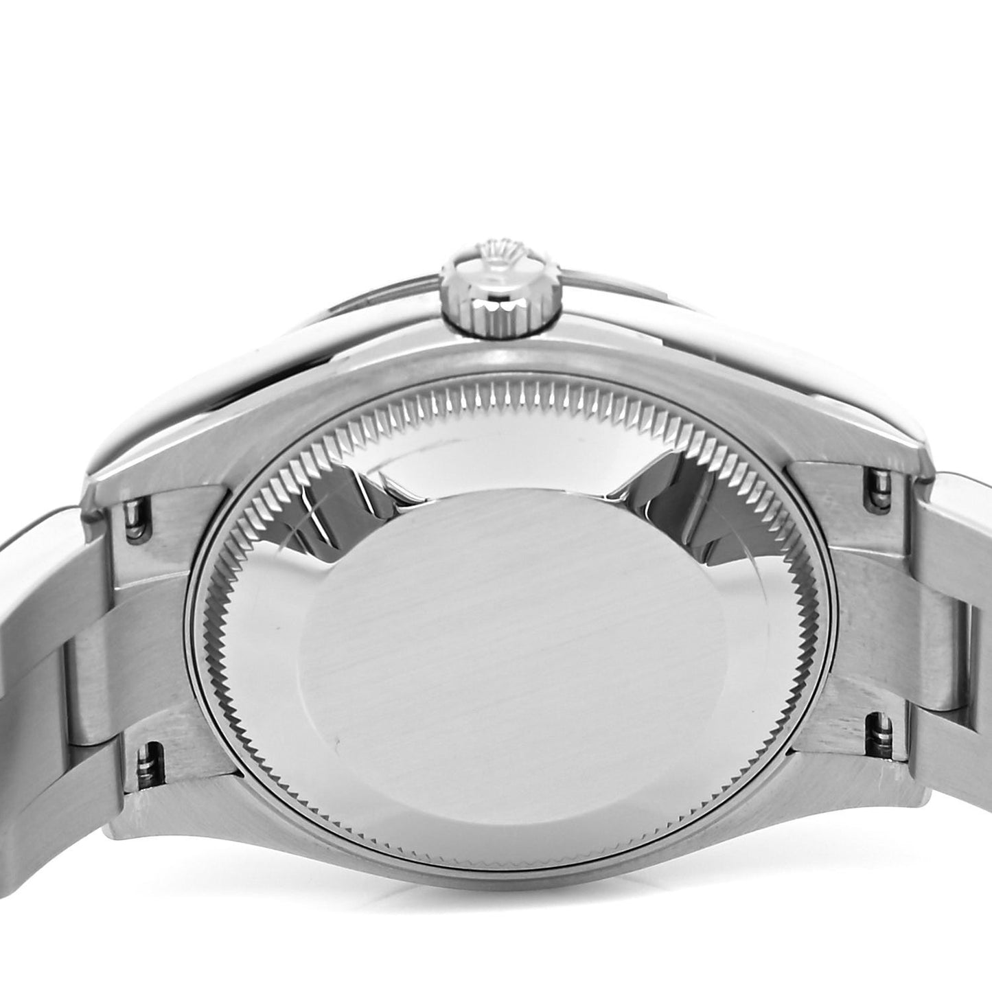 Stainless Steel 18K White Gold 31mm Oyster Perpetual Datejust Watch Bright Blue Roman 278274
