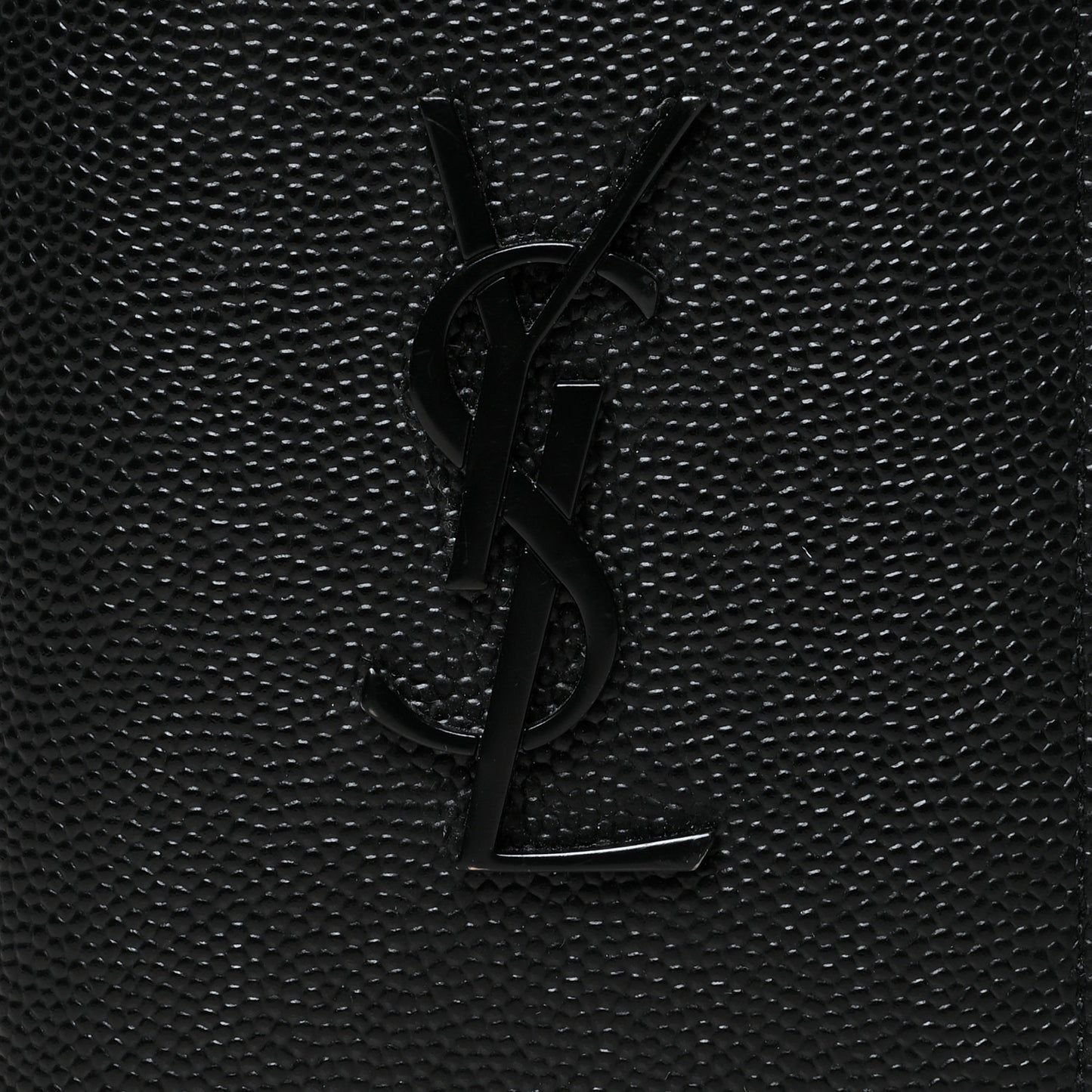 Grain De Poudre Monogram Bi-Fold Wallet Black