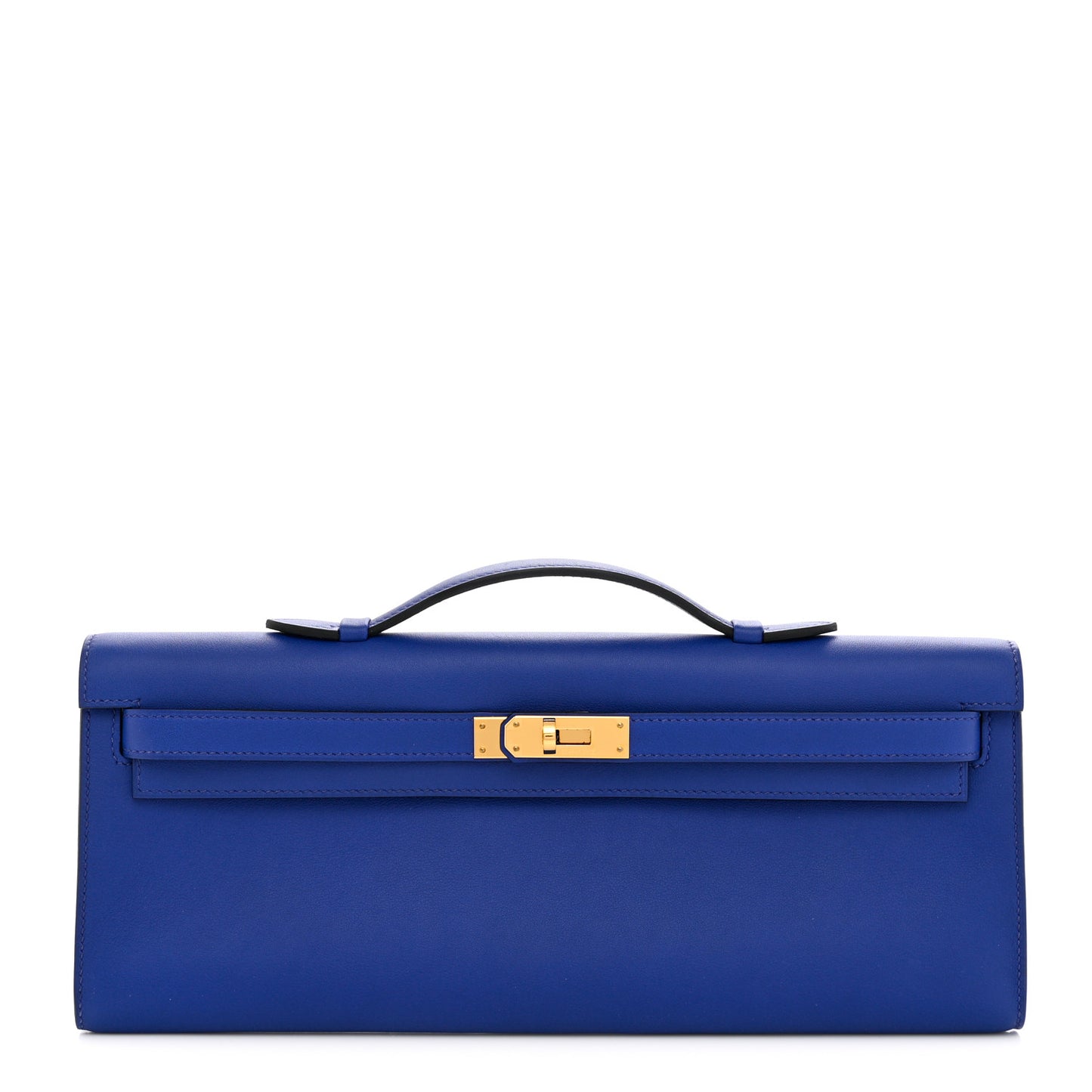 Swift Kelly Cut Clutch Pochette Bleu Electrique