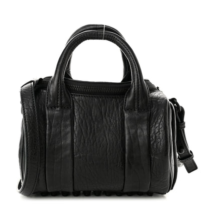 Alexander Wang Pebbled Lambskin Mini Rockie Black Matte Black Hardware 1 of 9