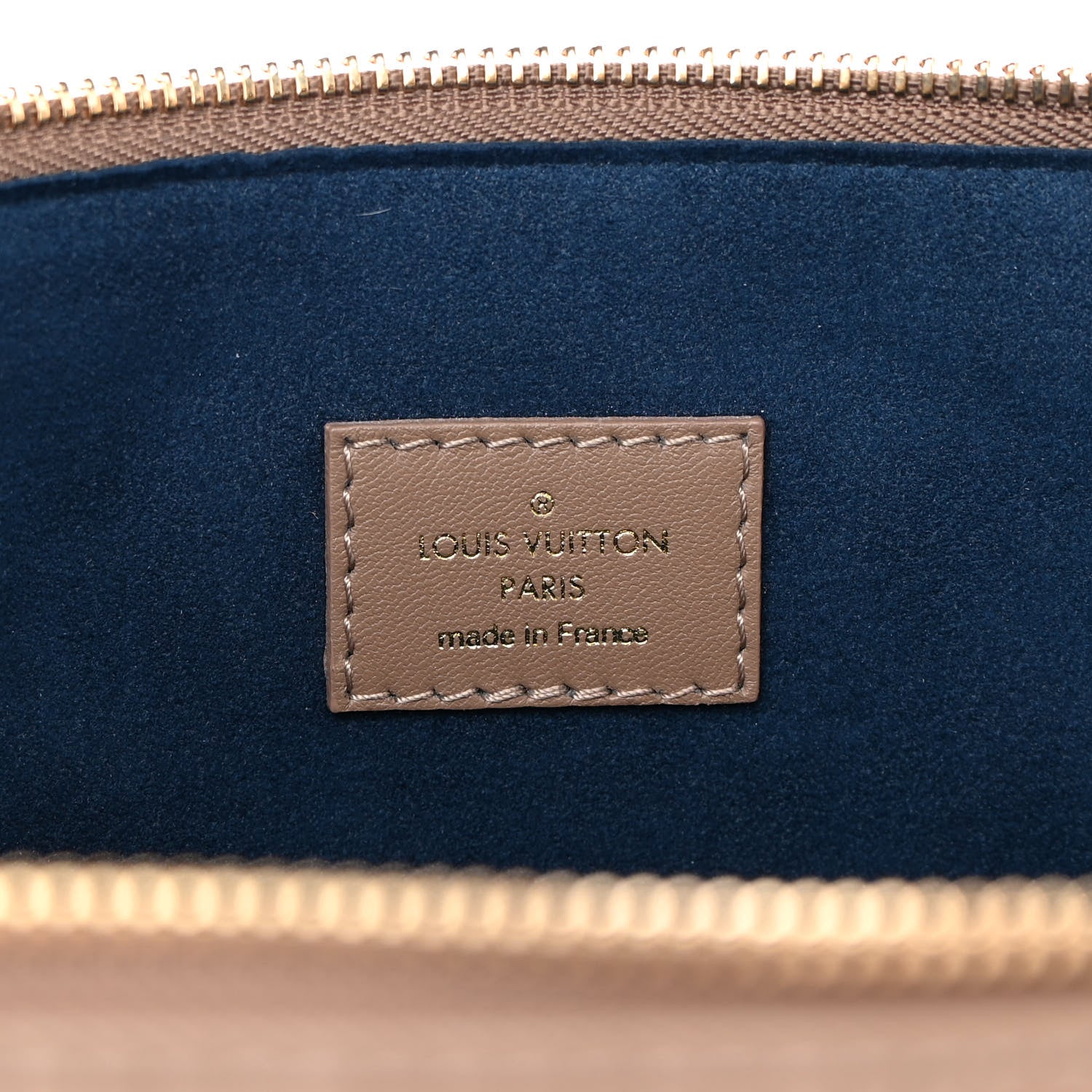 Louis Vuitton Lambskin Embossed Monogram Coussin MM Taupe 6 of 8
