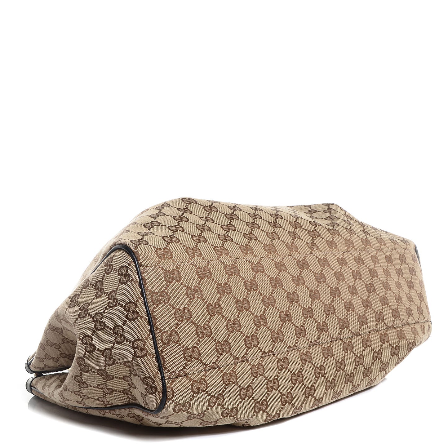 Monogram Large Sukey Tote Beige Ebony Black