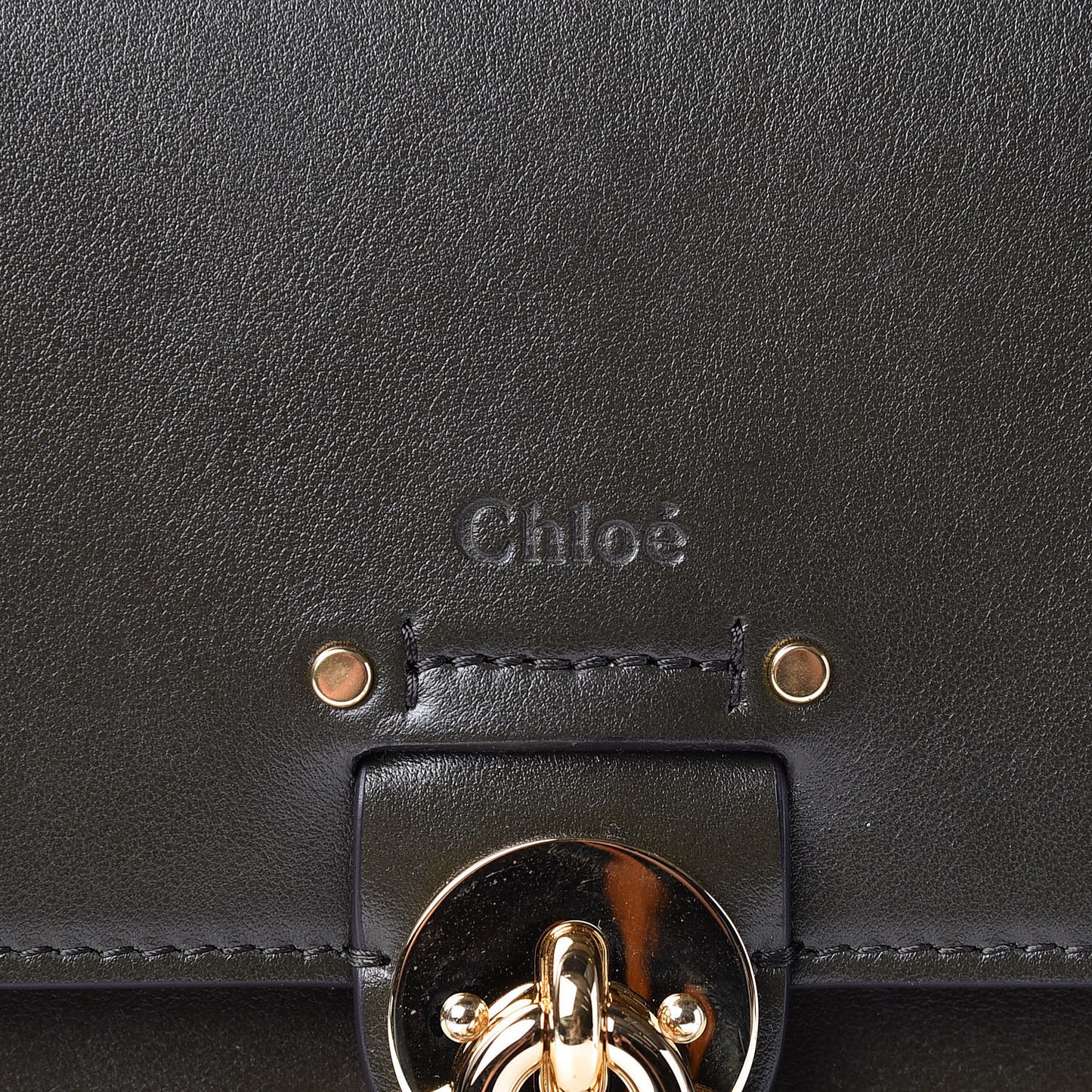 Calfskin Suede Large Tess Bag Deep Forest