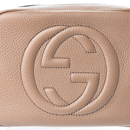 Gucci Pebbled Calfskin Small Soho Disco Bag Rose Beige 8 of 10