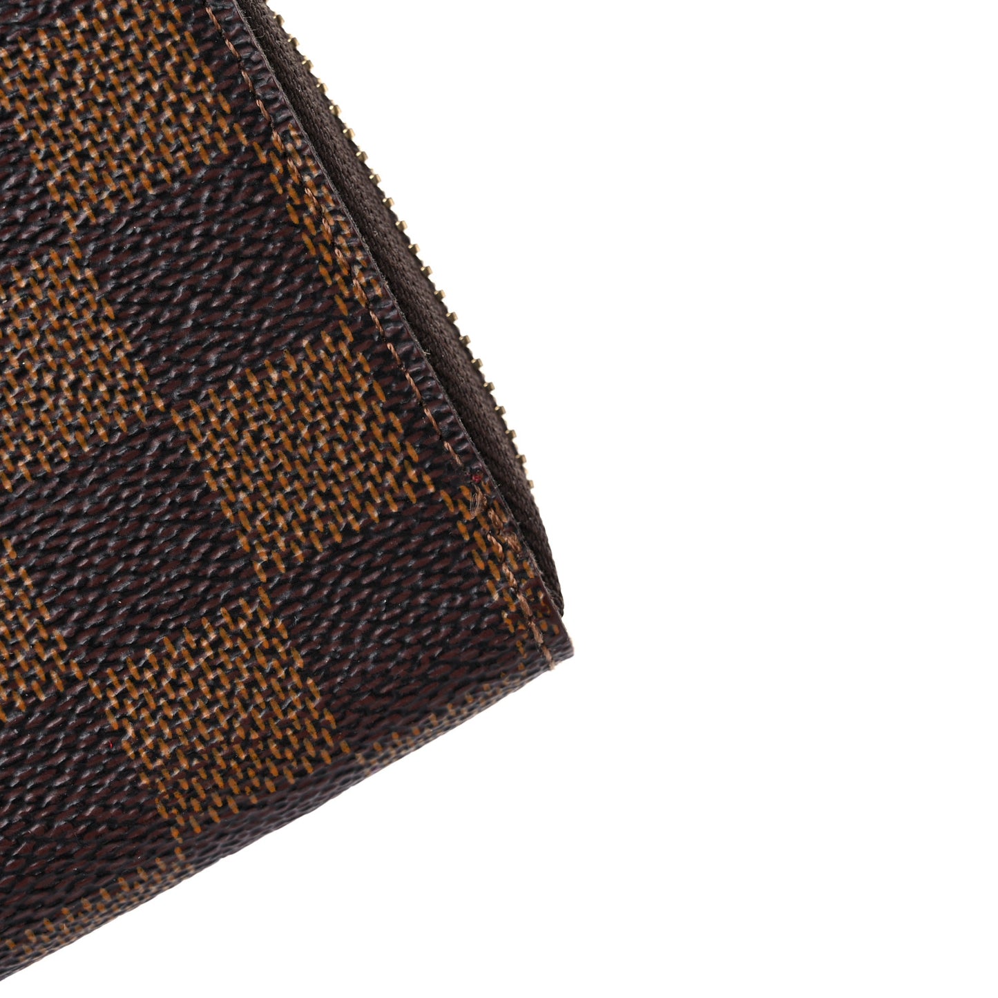 Damier Ebene Clemence Wallet Cherry