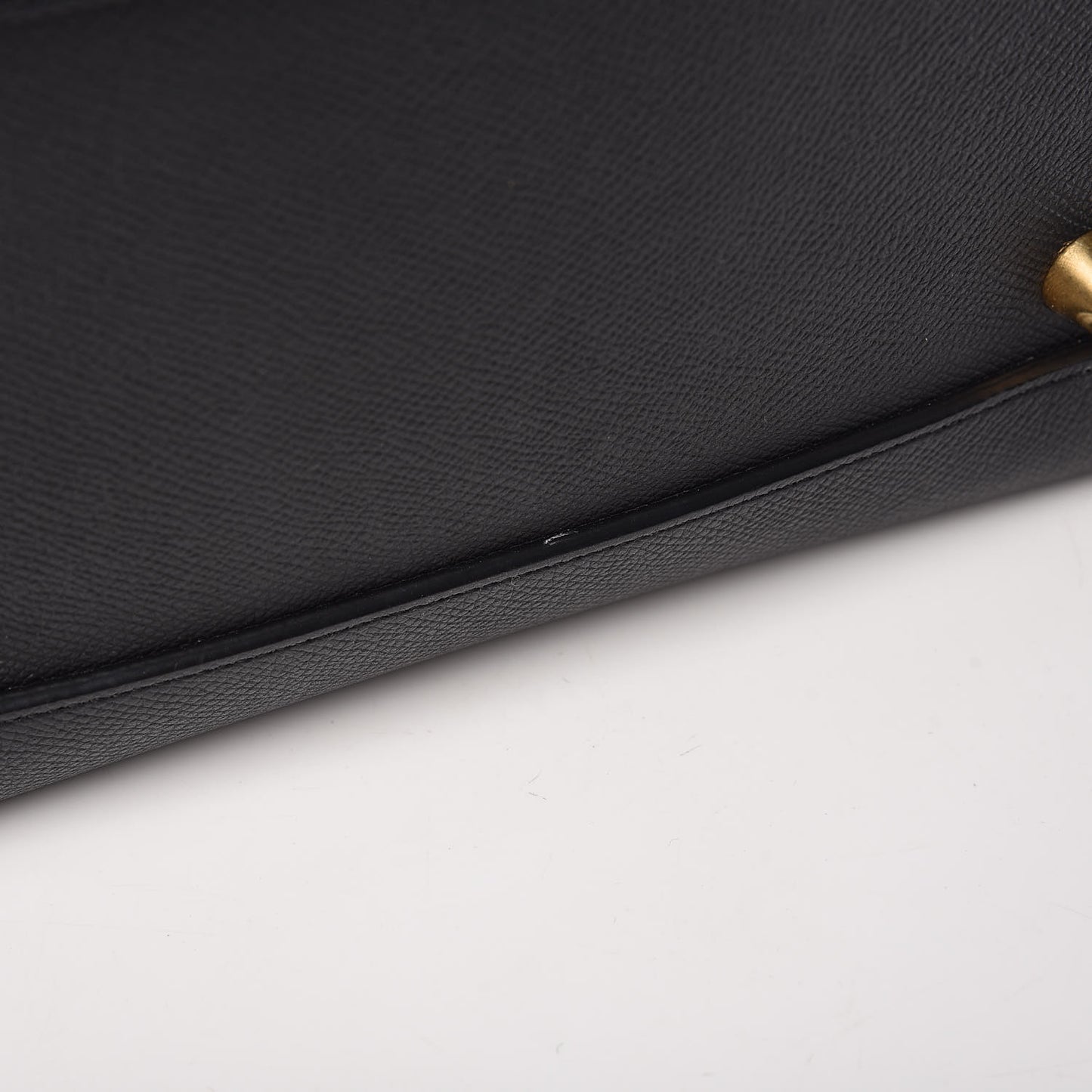 Grained Calfskin Mini Belt Bag Black