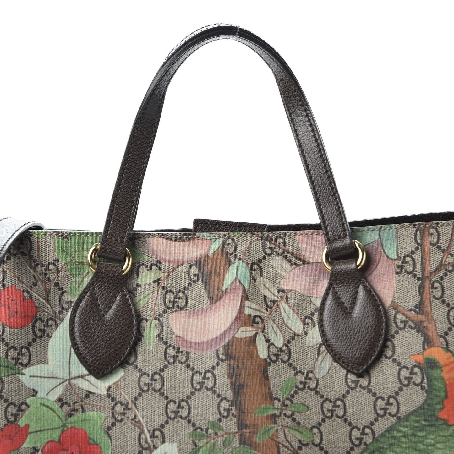 Soft GG Supreme Monogram Tian Medium Crossbody Tote Beige Multicolor New Acero