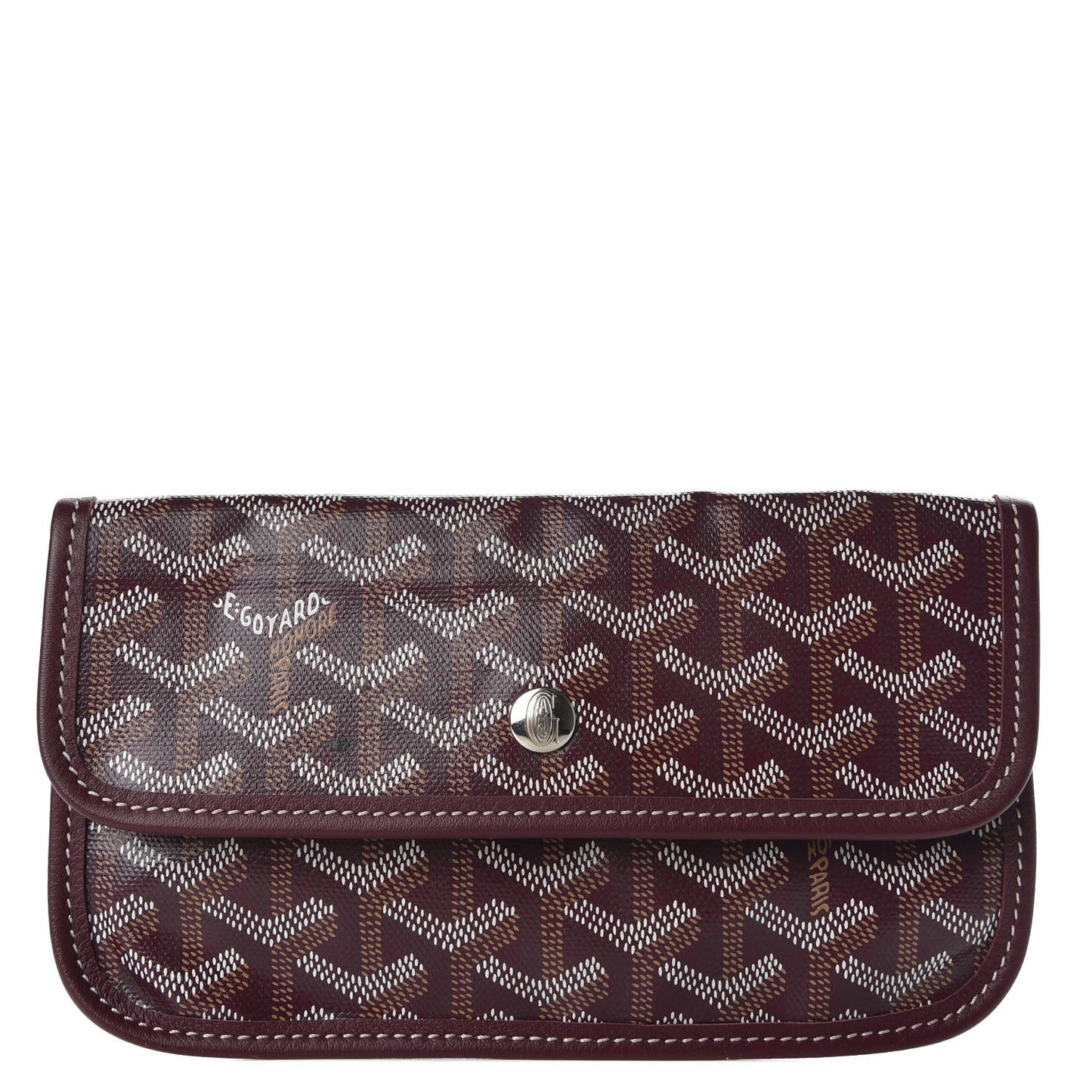 Goyardine Pouch Burgundy