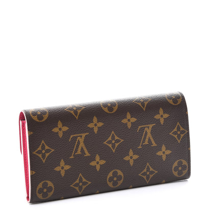 Louis Vuitton Monogram Bloom Flower Emilie Wallet 3 of 8