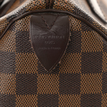Louis Vuitton Damier Ebene Speedy 30 6 of 9