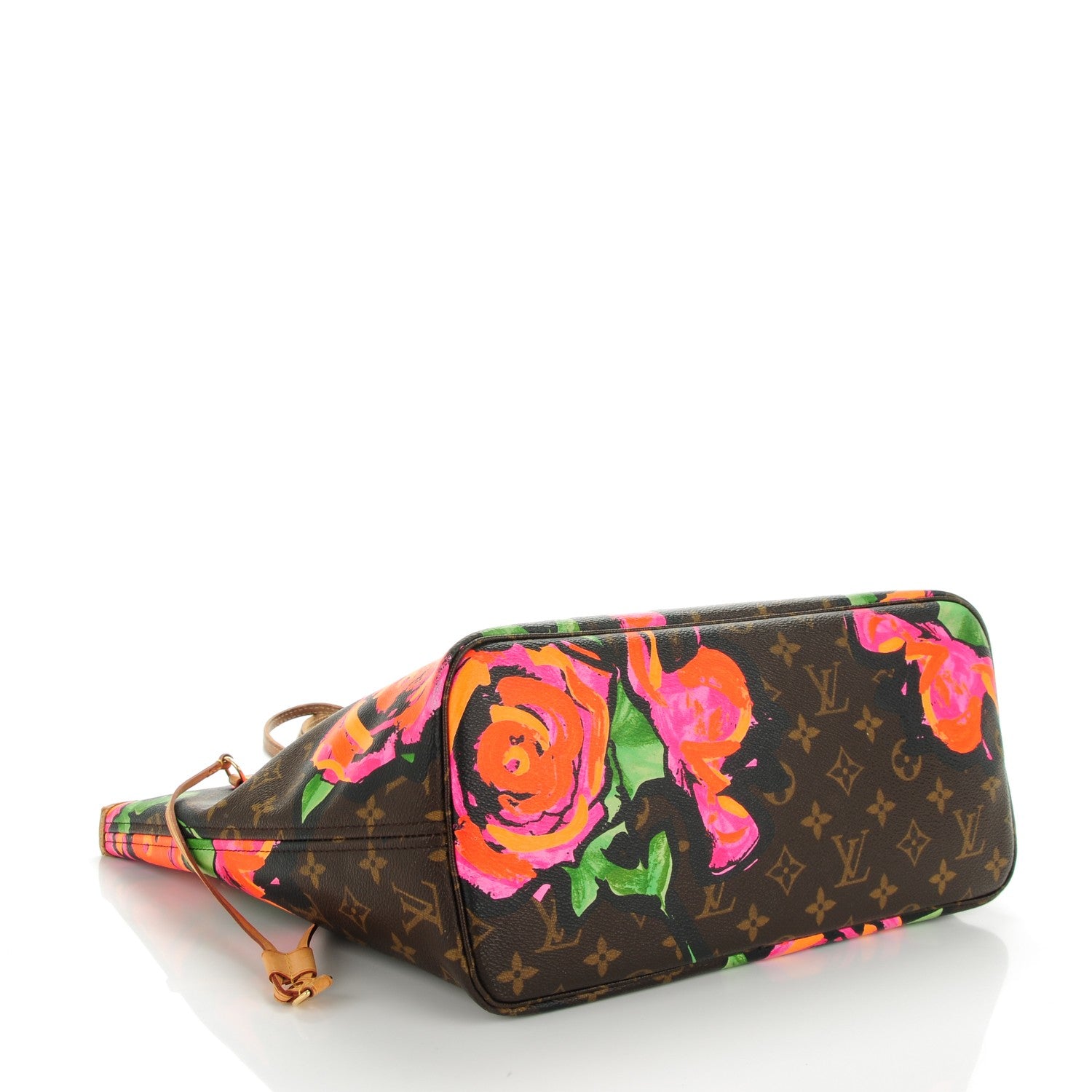 Louis Vuitton Monogram Roses Neverfull MM 4 of 10