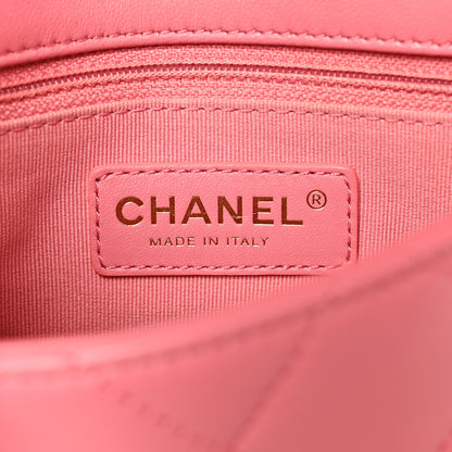 Chanel Lambskin Quilted CC Small Dynasty Flap Pink 6 of 10