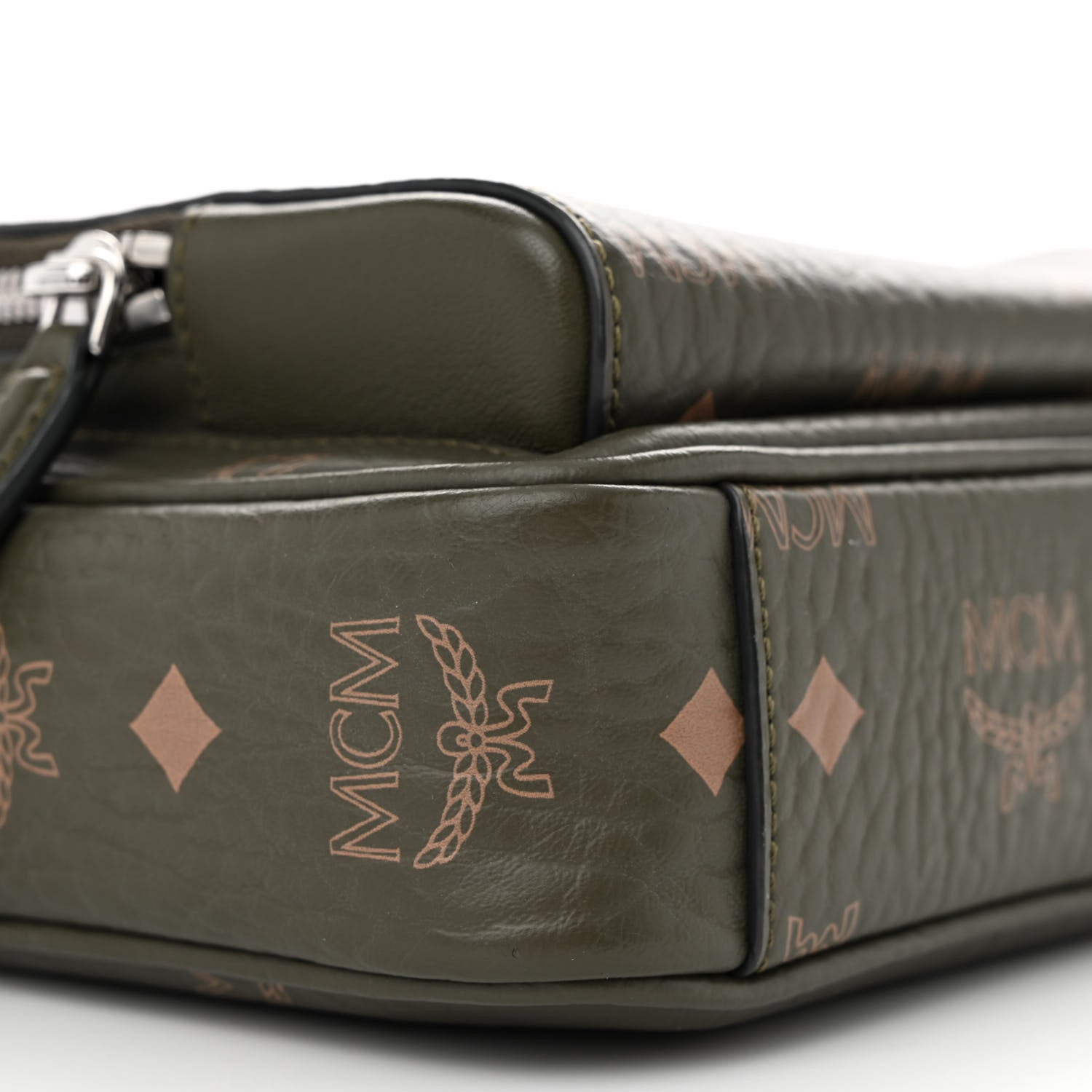 MCM Visetos Klassik Crossbody Bag Sea Turtle 9 of 12