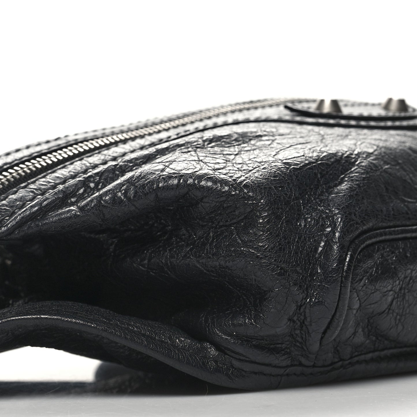 Lambskin Classic Hardware Neo Lift Hip Bag Black