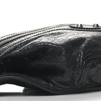 Balenciaga Lambskin Classic Hardware Neo Lift Hip Bag Black 10 of 11