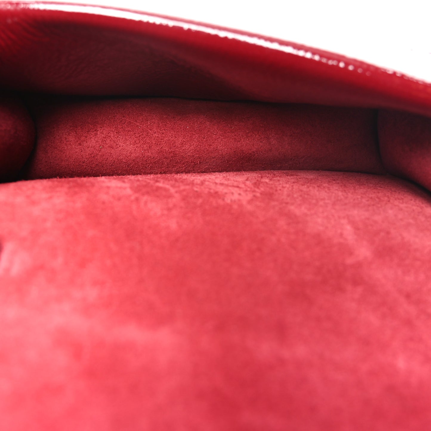 Crinkled Patent Mini Dionysus Shoulder Bag Rosso Ancora Red