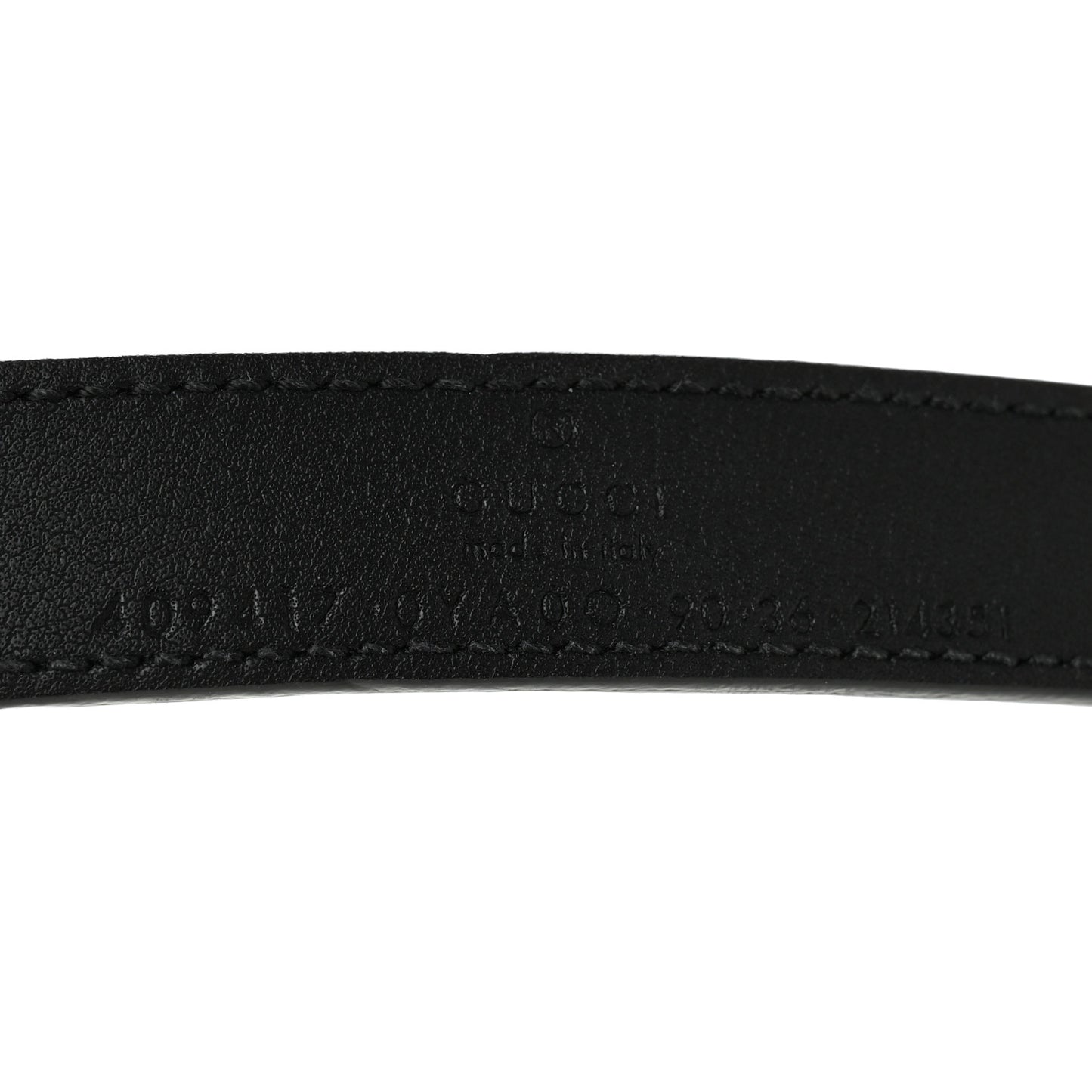 Calfskin Double G 90 36 Belt Black