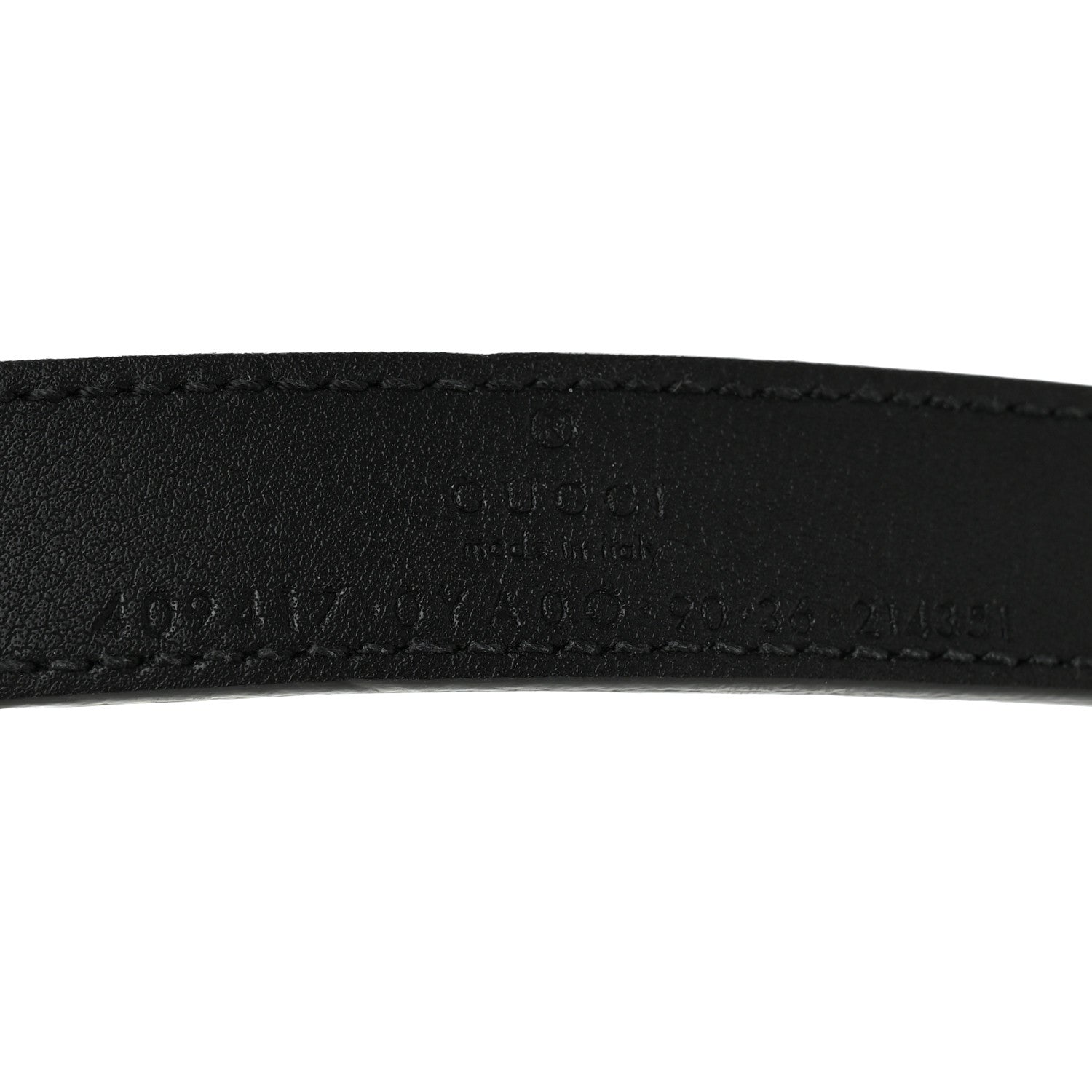 Gucci Calfskin Double G 90 36 Belt Black 3 of 5