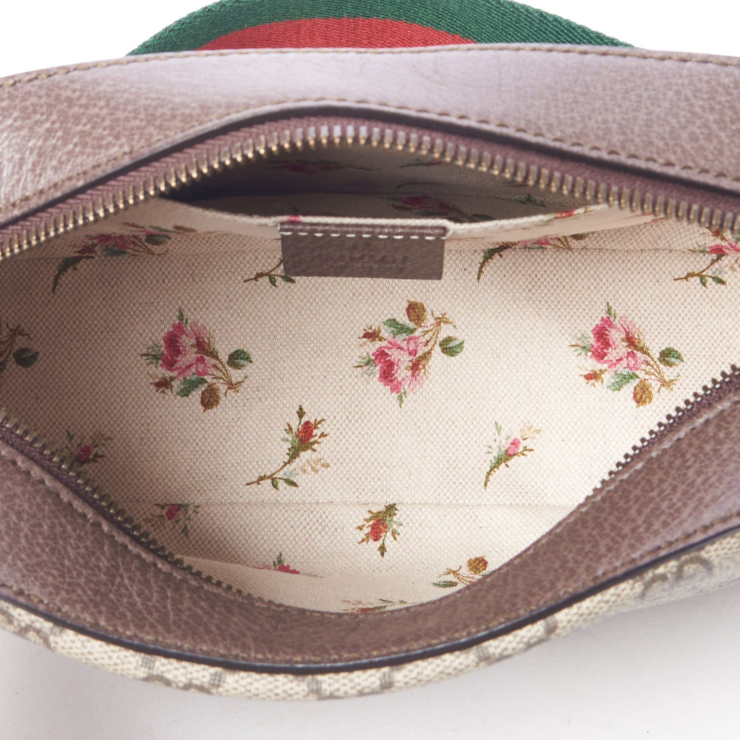 Gucci GG Supreme Monogram Web Neo Vintage Shoulder Bag Beige New Acero Crop 7 of 10