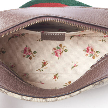 Gucci GG Supreme Monogram Web Neo Vintage Shoulder Bag Beige New Acero Crop 7 of 10