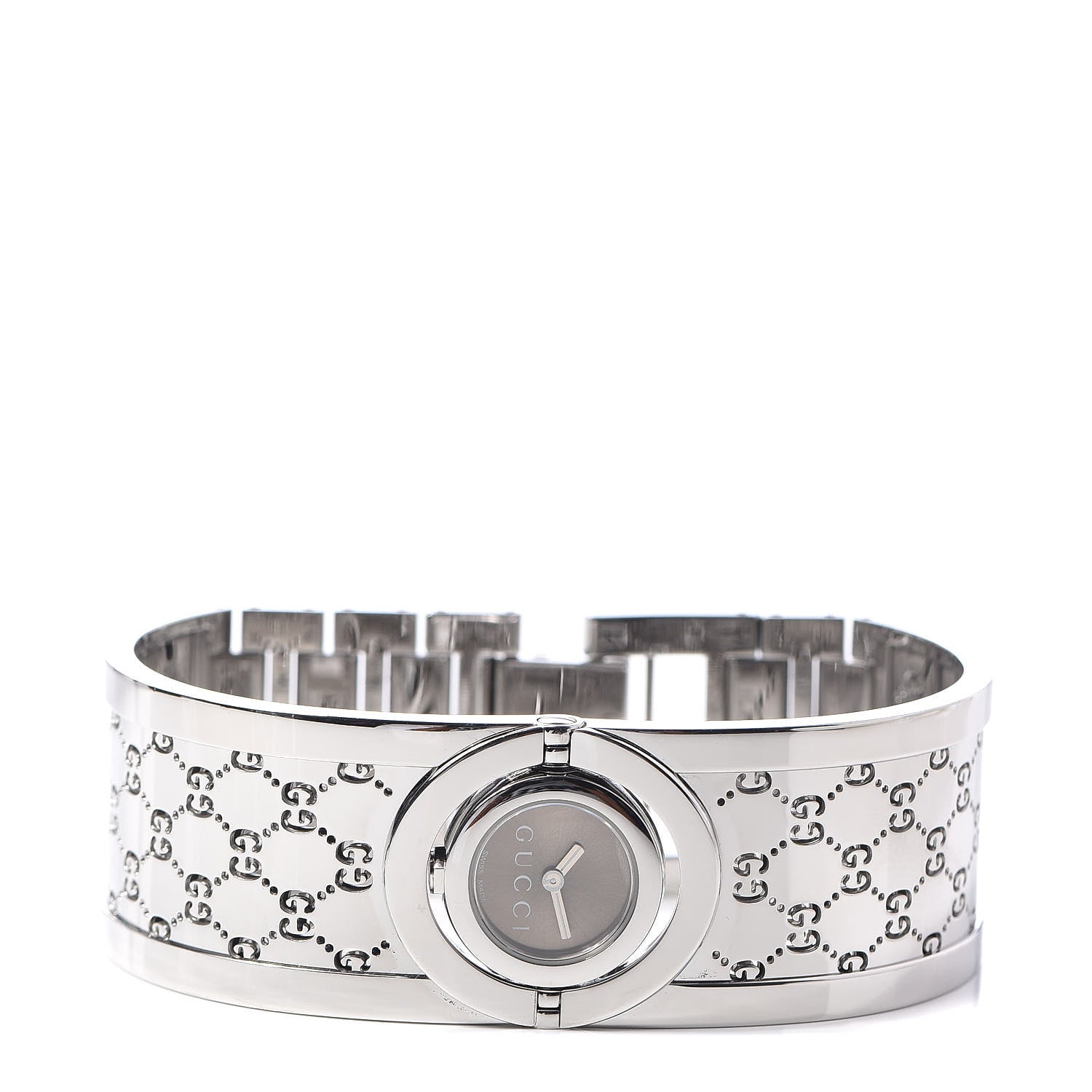 Gucci Stainless Steel 23mm Twirl Quartz Watch Brown 3 of 6