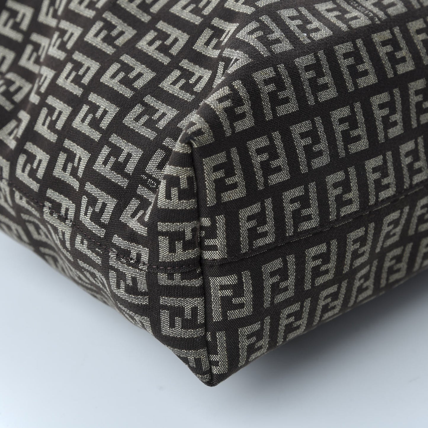 Zucchino Vitello Shopping Tote Testa di Moro Beige