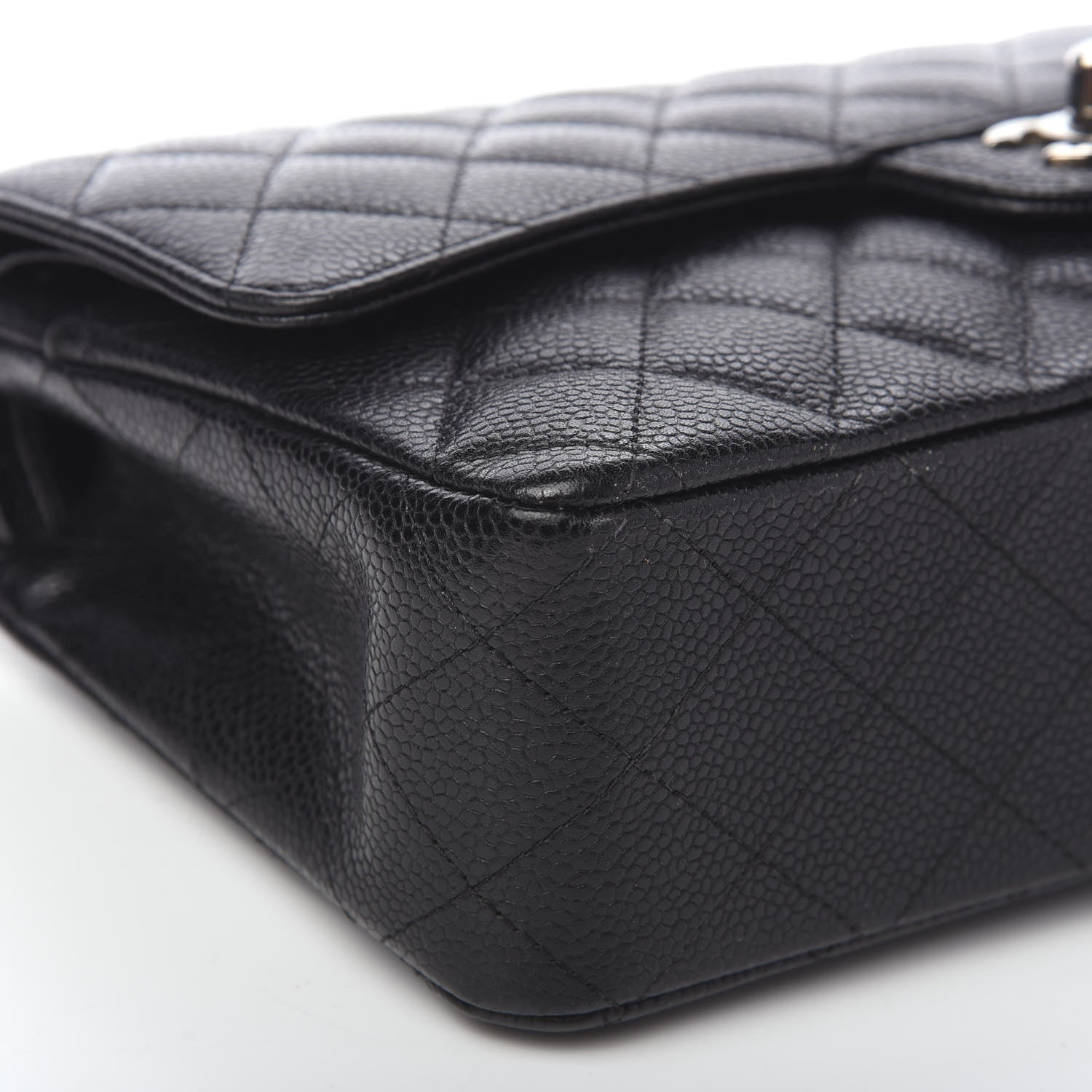 Chanel Caviar Quilted Medium Double Flap Black 5 of 10