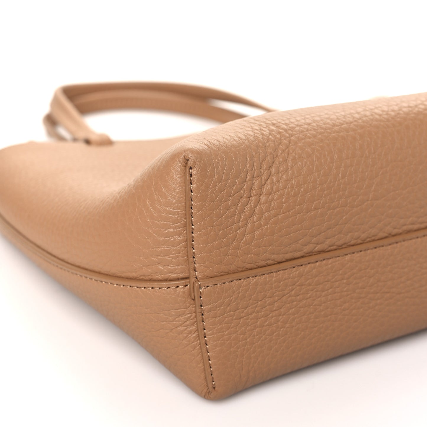 Matte Grained Calfskin Small Park Tote Cinnamon