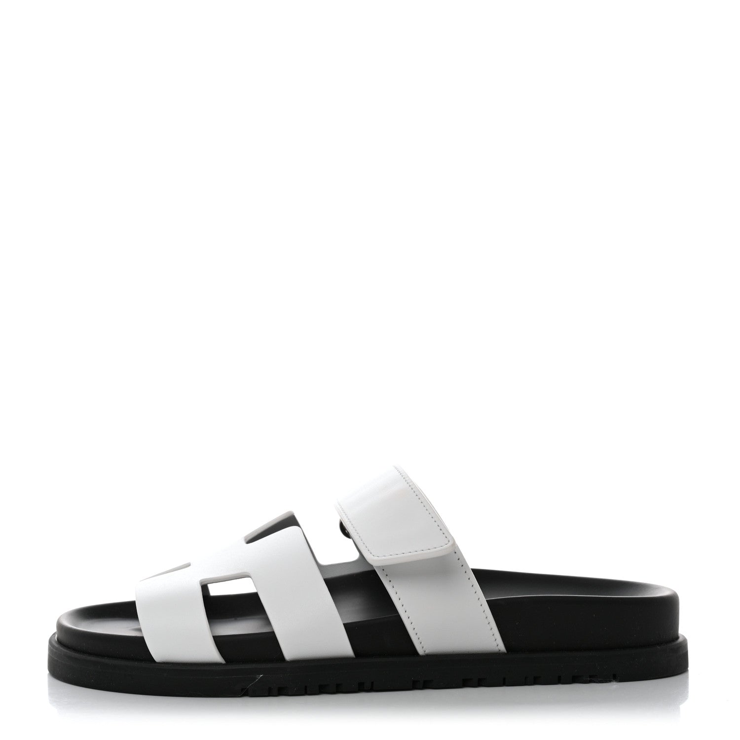 Hermes Calfskin Womens Chypre Sandals 36 White 1 of 9