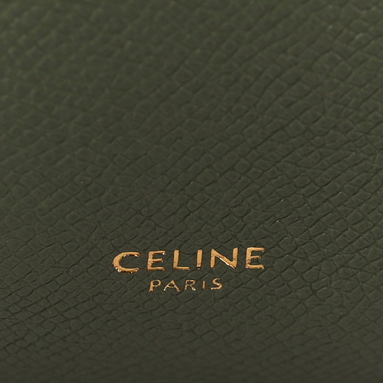 Celine Grained Calfskin Micro Belt Bag Army Green 7 of 10