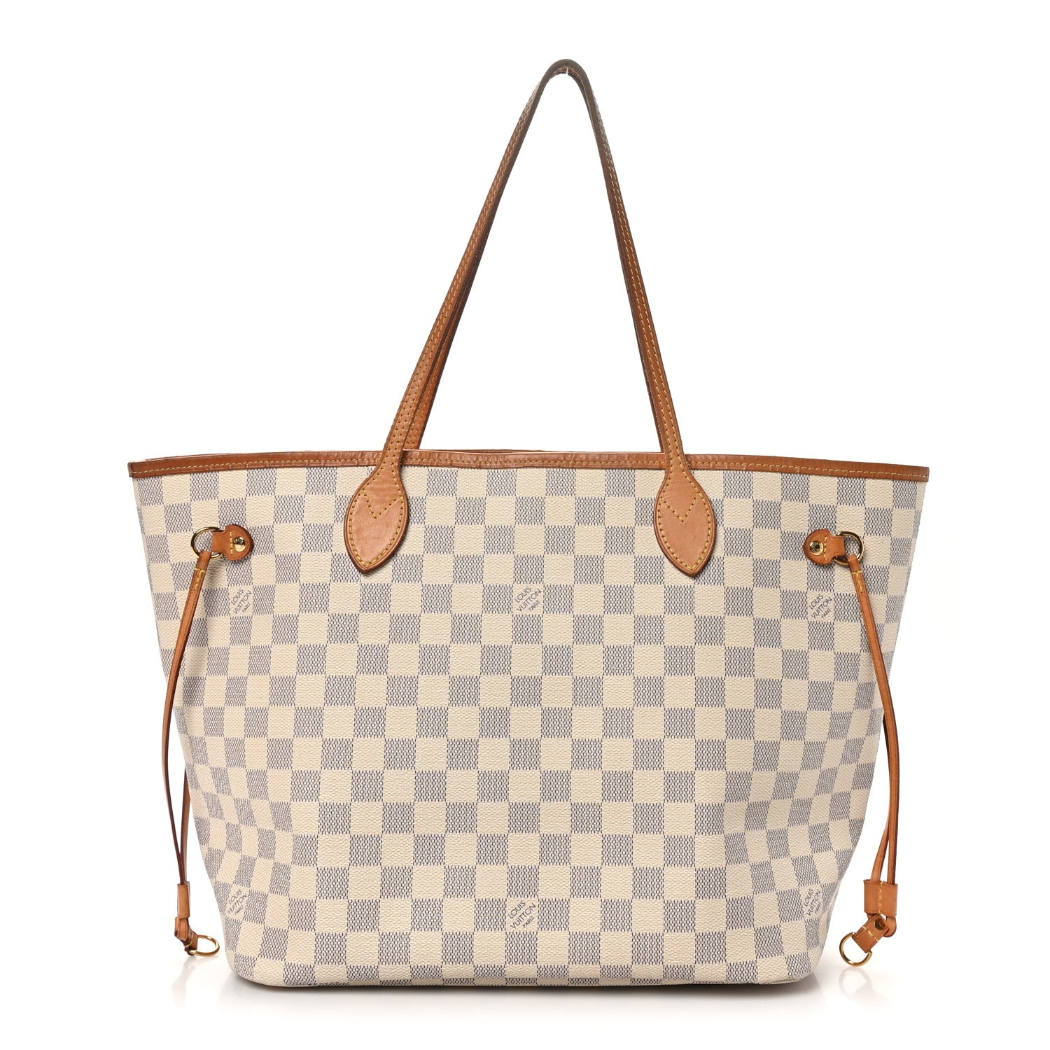 Louis Vuitton Damier Azur Neo Neverfull MM Rose Ballerine 1 of 11