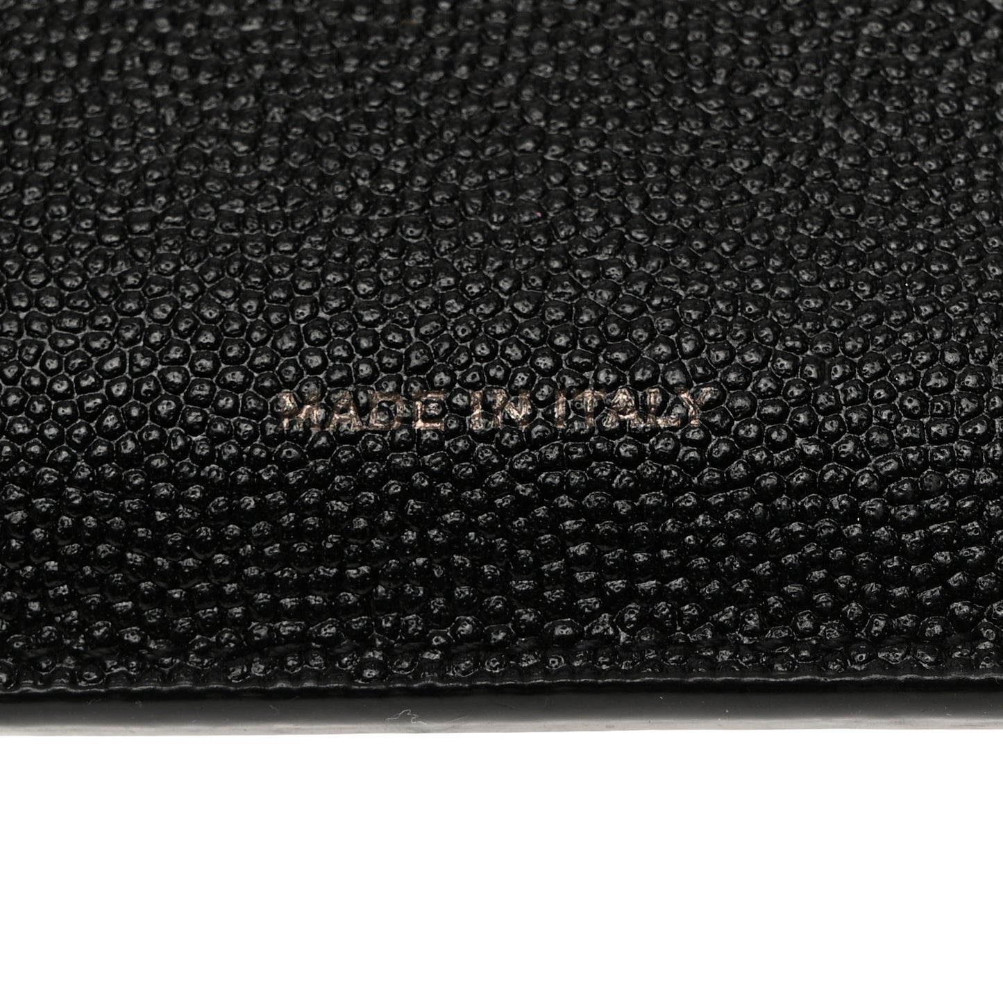 Grain De Poudre Uptown Monogram Compact Wallet Black