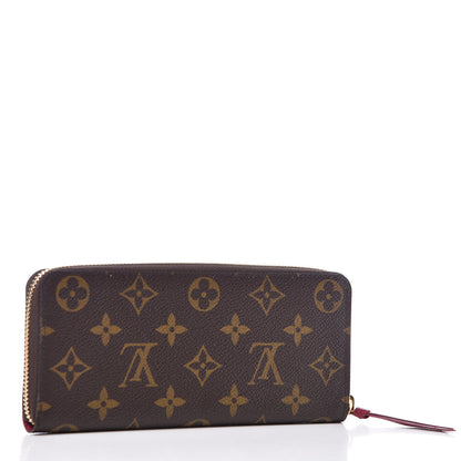 Louis Vuitton Monogram Clemence Wallet Fuchsia 3 of 7